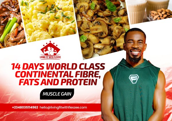 Fibre Fats Protein Continental Dishes (Muscle Gain)